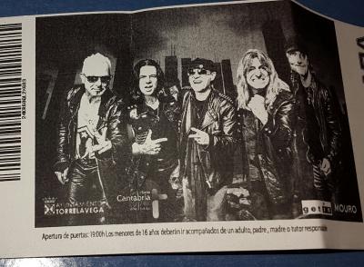 Entrada Scorpions Pista Torrelavega